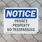Signmission Private Property No Trespassing OSHA Notice Sign, Plastic, 14in W x 10in L, 2PK OS-2PACK-NS-P-1014-L-17852 - alternate 7